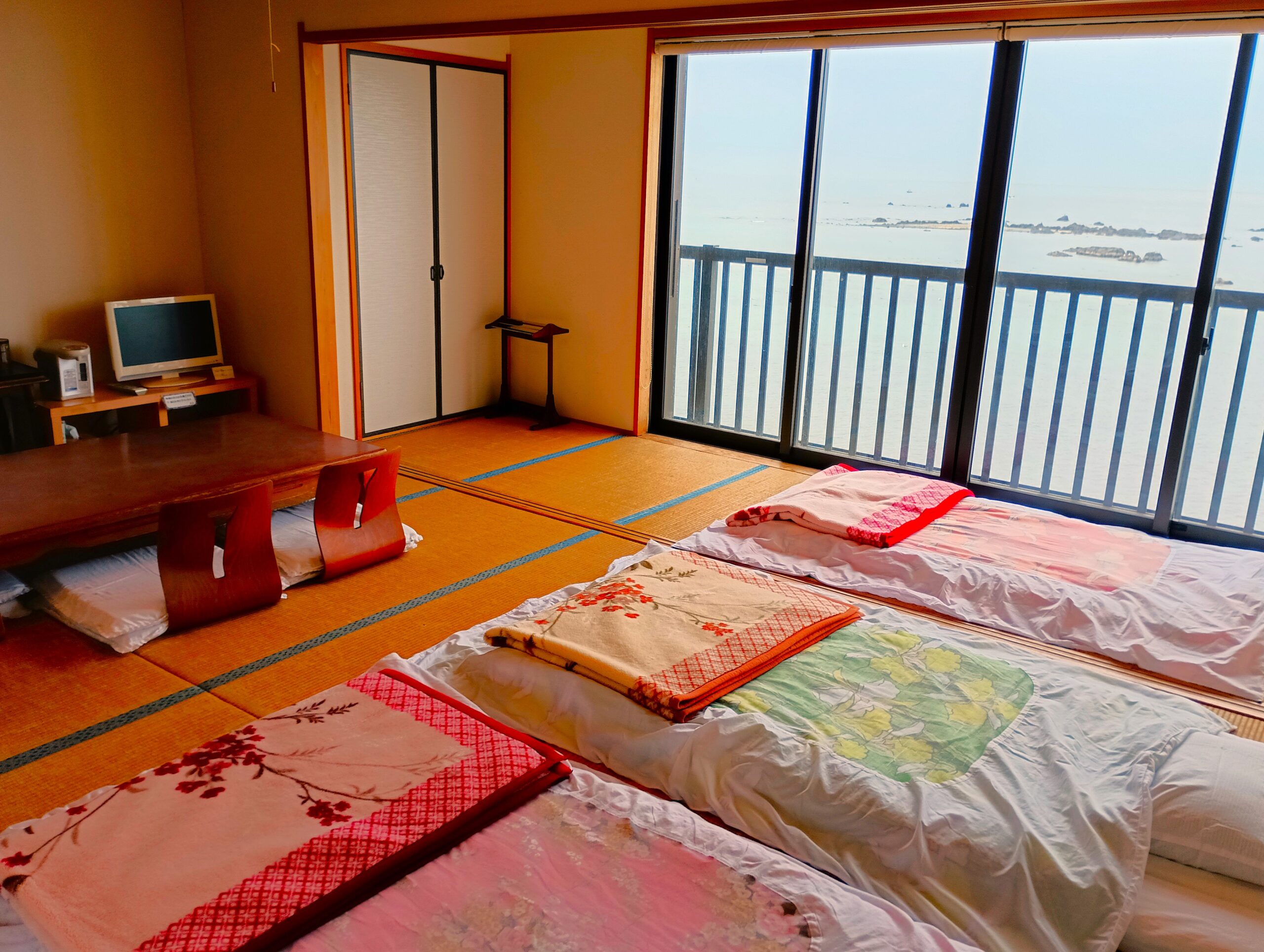 海を見渡せる客室